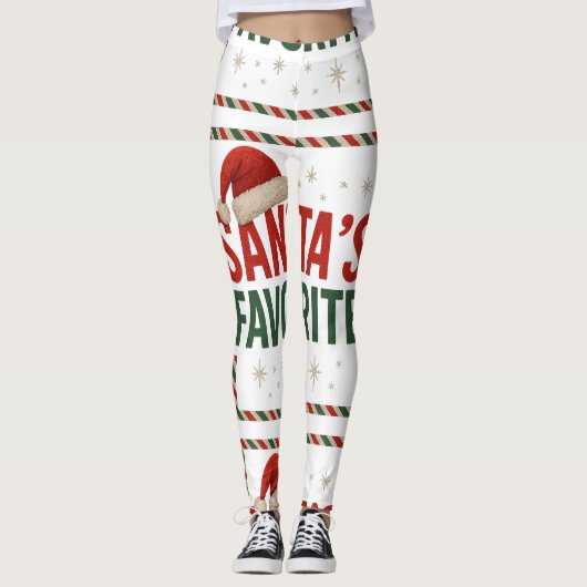 Favoriete Leggings van de Kerstman (Voorkant)