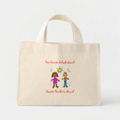 Favoriete leraar/Canvas tas school (Voorkant)