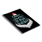 Favoriete leraar eerste klas Funny Kerstmis Notitieboek (Rechterzijde)