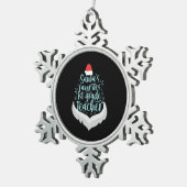 Favoriete leraar eerste klas Funny Kerstmis Tin Sneeuwvlok Ornament (Rechts)