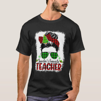 Favoriete leraar grappige kerstkerstkerstkerstkers t-shirt