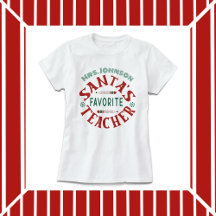 Favoriete leraar voor de kerstman