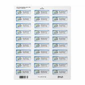 Favoriete letter Q Etiket (Full Sheet)