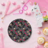 Favoriete lippenstift gooit kussen papieren bord (Feest)