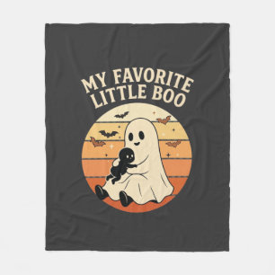 Favoriete Little Boo Halloween Geest Baby Retro Zo Fleece Deken