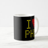 Favoriete luchthavencode koffiemok (Voorkant rechts)