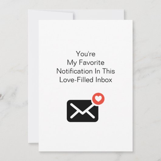 Favoriete melding Liefde Valentijn Jubileum Feestdagenkaart (Voorkant)