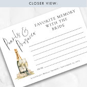 Favoriete Memory Pearls Prosecco Vrijgezellenfeest Kaart