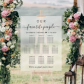 Favoriete Mensen 10 Tafel Bruiloft Zitplaatsen Fro Acryl Bord