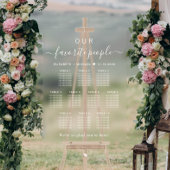 Favoriete Mensen 10 Tafel Bruiloft Zitplaatsen Wis Acryl Bord