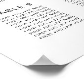 Favoriete Mensen 12 Tafel Bruiloft Zitkaarten Poster (Hoek)