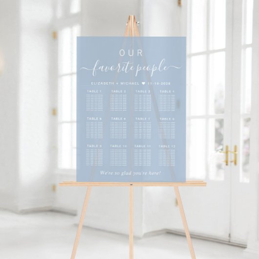 Favoriete Mensen 12 Tafel Bruiloft Zitplaatsen Fro Acryl Bord