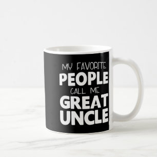 Favoriete mensen noemen grote oom grappige lange m koffiemok