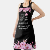 Favoriete mensen noemen me aangepaste naam | roze schort (Insitu)