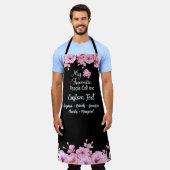 Favoriete mensen noemen me aangepaste naam | roze schort (Gedragen)