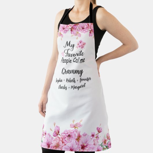 Favoriete mensen noemen me Grammy | Naam kleinkind Schort (Insitu)