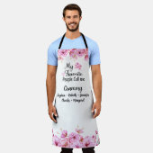 Favoriete mensen noemen me Grammy | Naam kleinkind Schort (Gedragen)