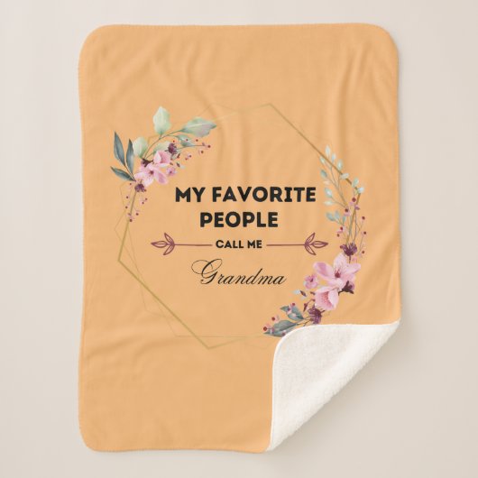 favoriete mensen noemen me oma deken (Voorkant)