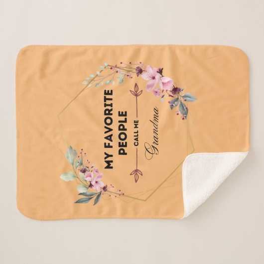 favoriete mensen noemen me oma deken (Voorkant (horizontaal))