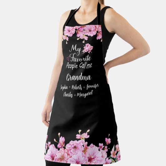 Favoriete mensen noemen me oma | Naam kleinkindere Schort (Insitu)