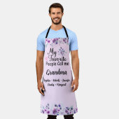 Favoriete mensen noemen me oma | Naam kleinkindere Schort (Gedragen)
