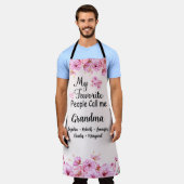 Favoriete mensen noemen me oma | Naam kleinkindere Schort (Gedragen)