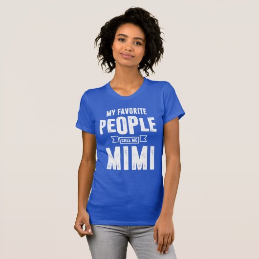 Favoriete Mimi Gift T-shirt (Voorkant volledig)
