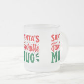 Favoriete Mok van de kerstman - Frosted Glass Deli (Voorkant rechts)