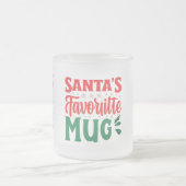Favoriete Mok van de kerstman - Frosted Glass Deli (Center)