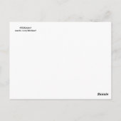 Favoriete neursery Rhymes Briefkaart (Achterkant)