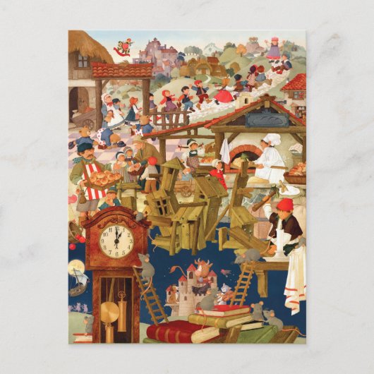 Favoriete neursery Rhymes Briefkaart (Voorkant)