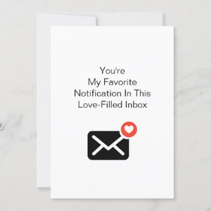 Favoriete notificatie Liefde Valentijn Jubileum Feestdagenkaart