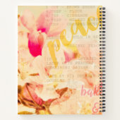 Favoriete Ontvangers peach-badkuip Notitieboek (Achterkant)