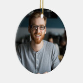 Favoriete oom definitie foto sneeuwvlokken script keramisch ornament (Rechts)