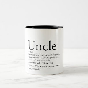 Favoriete Oom Moderne Definitie Citaat Tweekleurige Koffiemok