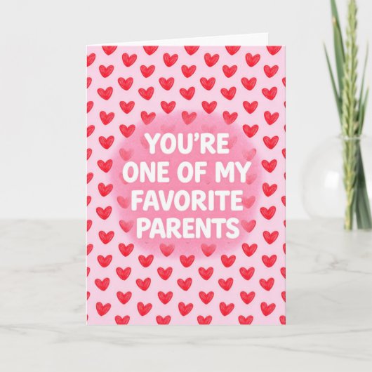 Favoriete Ouders Kaart (Voorkant)