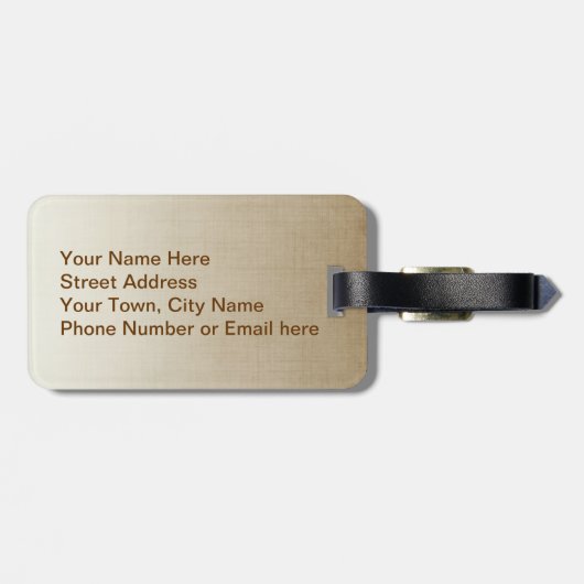 Favoriete paarden bagagelabel (Achterkant horizontaal)