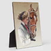 Favoriete paarden fotoplaat (Zijkant)