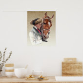 Favoriete paarden poster (Keuken)