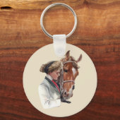 Favoriete paarden sleutelhanger (Voorkant)