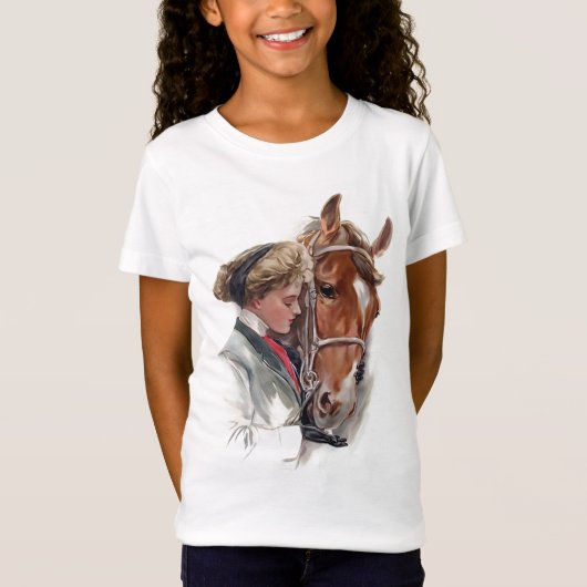 Favoriete paarden t-shirt (Voorkant)