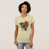 Favoriete paarden t-shirt (Voorkant volledig)