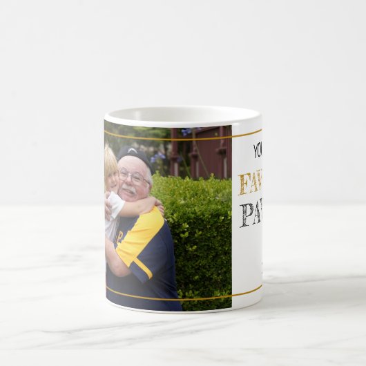 Favoriete PawPaw opa kleinkind aangepaste foto Koffiemok (Center)