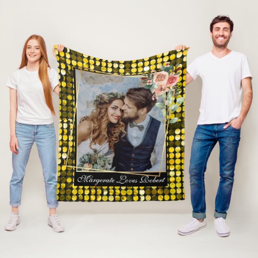 Favoriete persoon Ik hou van je foto fleece deken (In situ)
