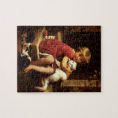Favoriete pet kat van het meisje (Perrault) Legpuzzel (Horizontaal)