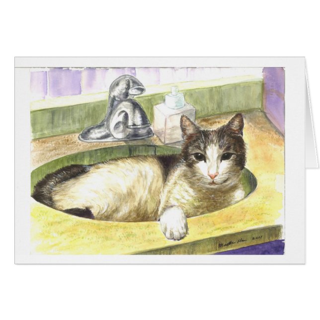 Favoriete plaats van een kat (Voorkant Horizontaal)