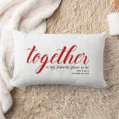 Favoriete plek om te zijn Persoonlijk Kussen (Deken)