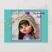 Favoriete poppen, poppen Blythe pop Briefkaart (Voorkant)