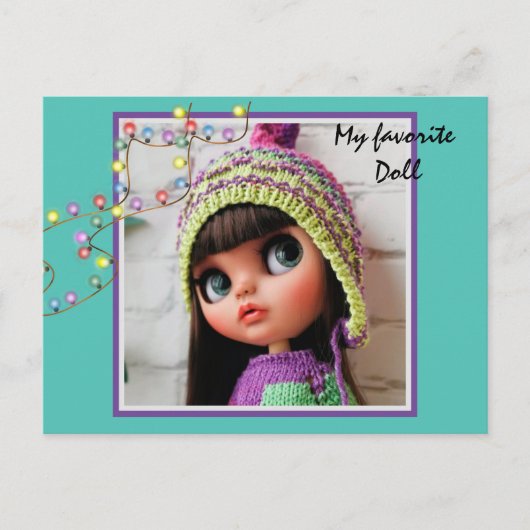 Favoriete poppen, poppen Blythe pop Briefkaart (Voorkant)