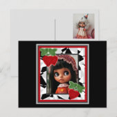 Favoriete poppen, poppen Blythe pop Briefkaart (Voorkant / Achterkant)
